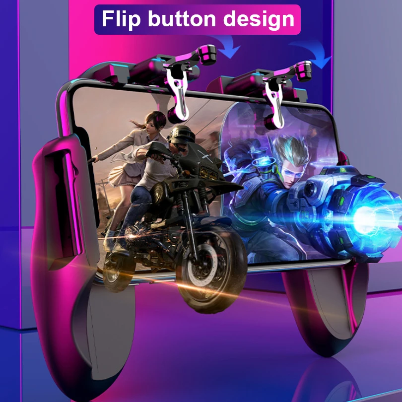 H6 PUBG мобильной игры для iPhone SamSung Xiaomi android контроллер триггера Ручка Вентилятор