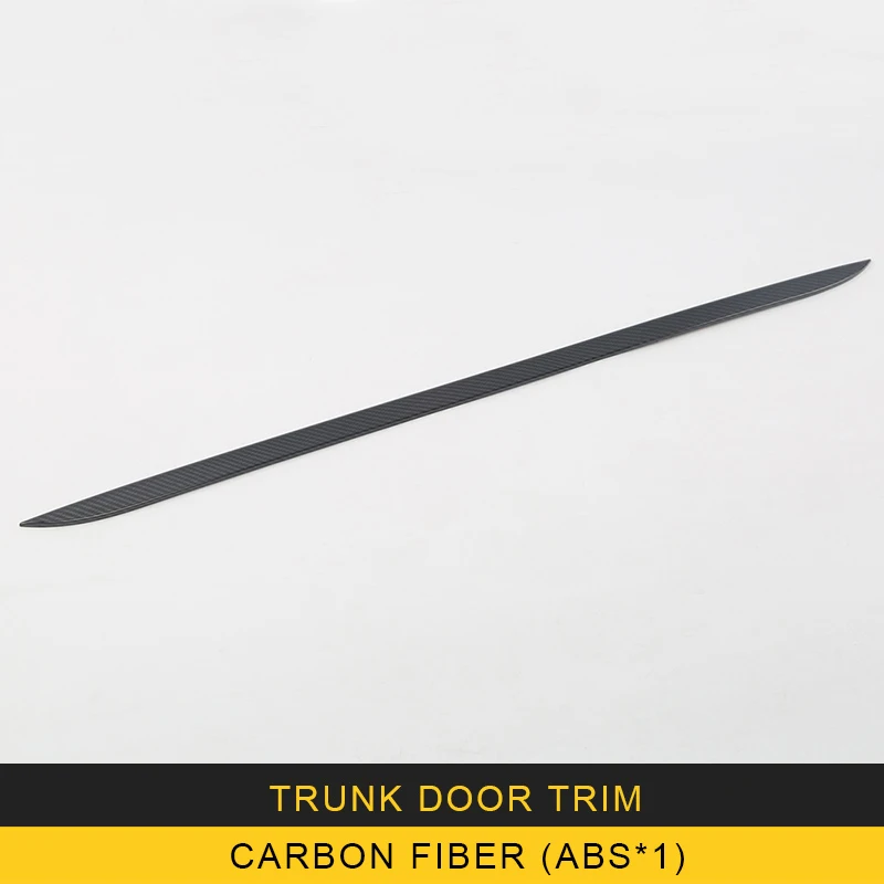 Автомобильный Стайлинг обшивка багажной двери отделка задней наклейки крышки