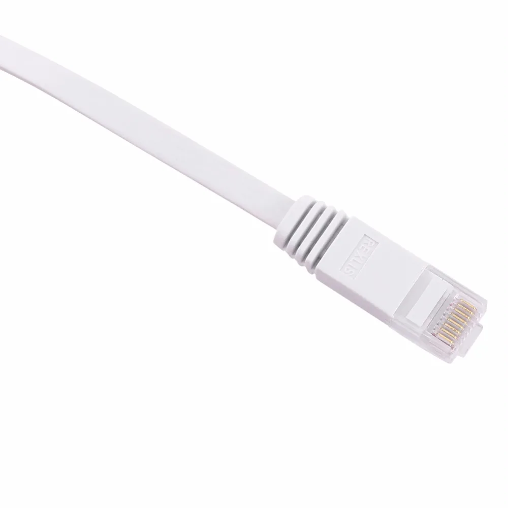 Сетевой кабель CAT6 CAT6a LAN плоский высокоскоростной патч корд RJ45 гигабитный STP с