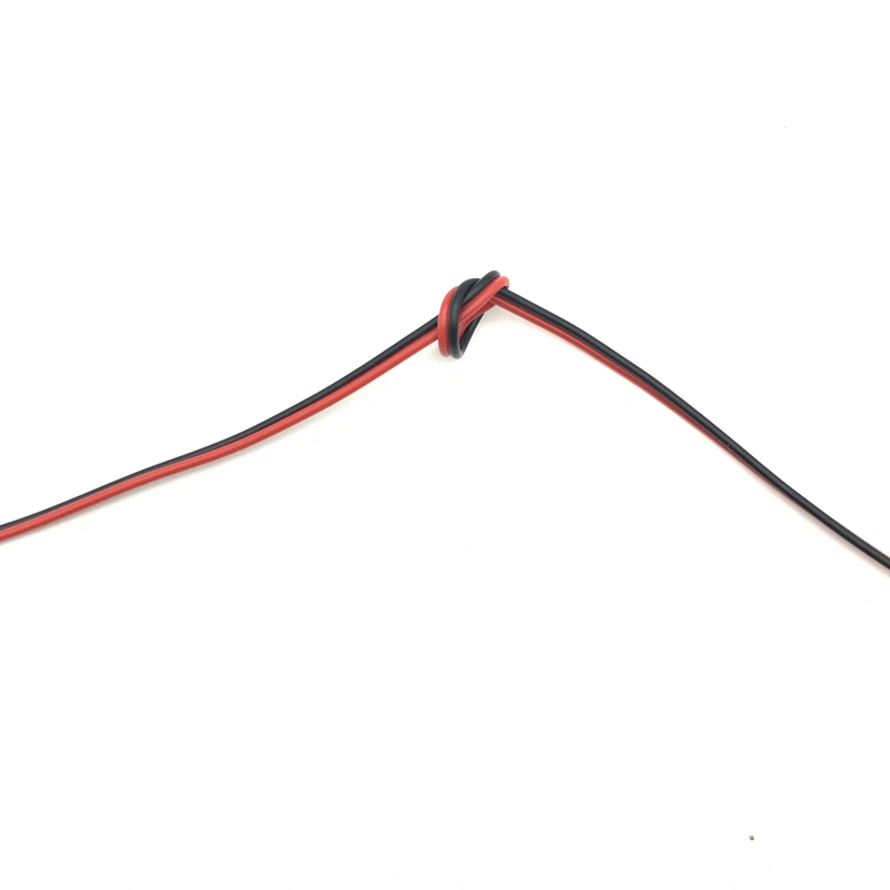 2 контактный Электрический провод UL2468 медный из луженой меди красный черный