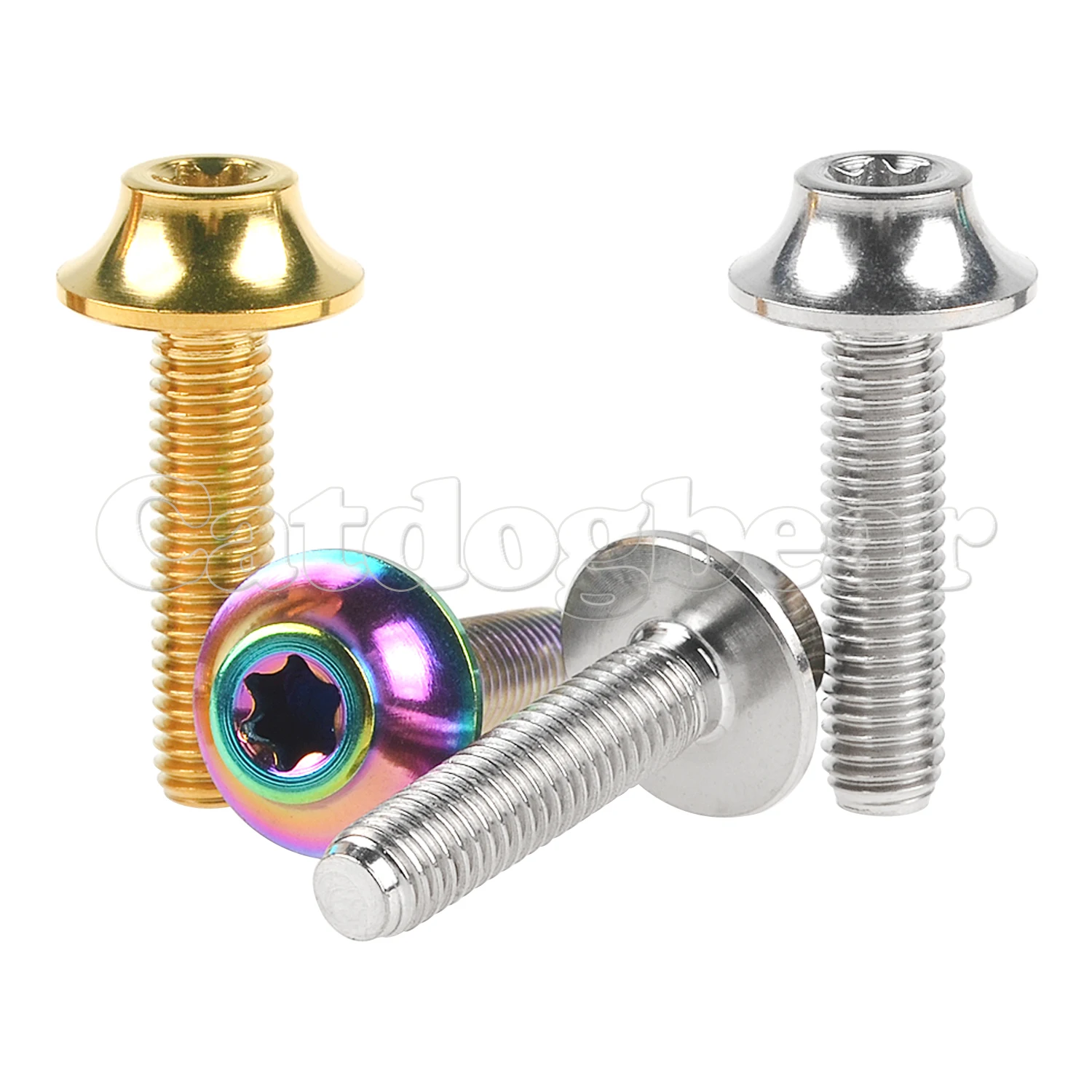 

Catdogbear Titanium Bolt M5x 20mm Button Head Torx Screw for Motorcycle Bicycle