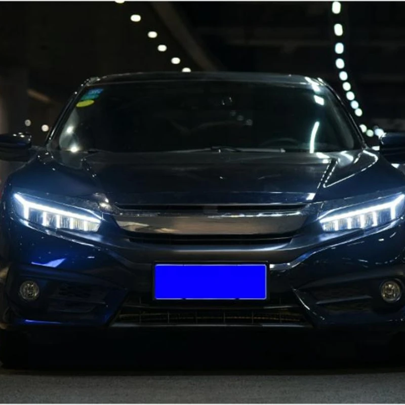 VLAND автомобильный Стайлинг Головной фонарь для Civic светодиодный 2014 2019 с