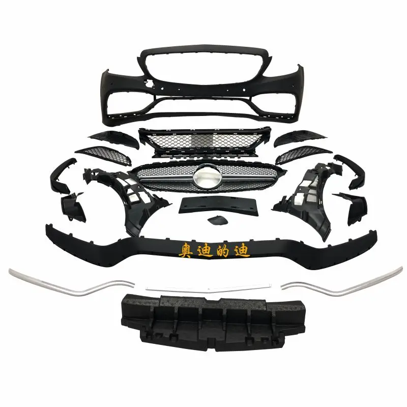 Для C класса автомобиля передний комплект для бампера спойлер Mercedes Benz W205 C180 C200 C260