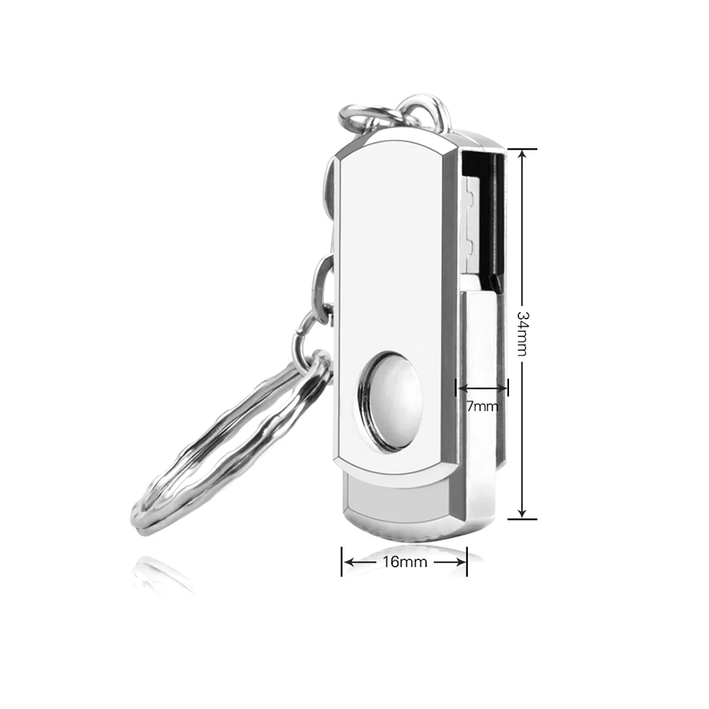 USB флеш-накопитель металлический 32/64/64 ГБ | Компьютеры и офис