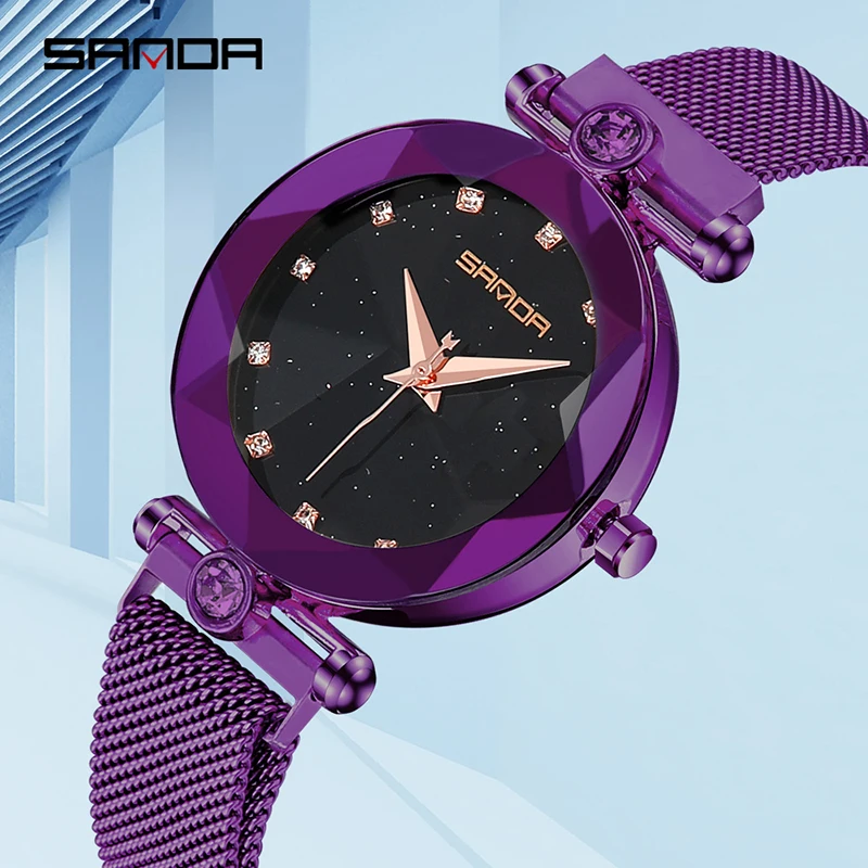 

2019 Luxury Brand lady Crystal Watch Women Dress Watch Fashion Rose Gold Quartz Watches Female Stainless Steel Wristwatches P256