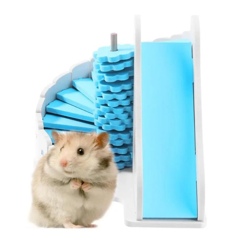 Милый хомяк лестница спальный дом Ежик белка деревянный замок игрушка смотровая