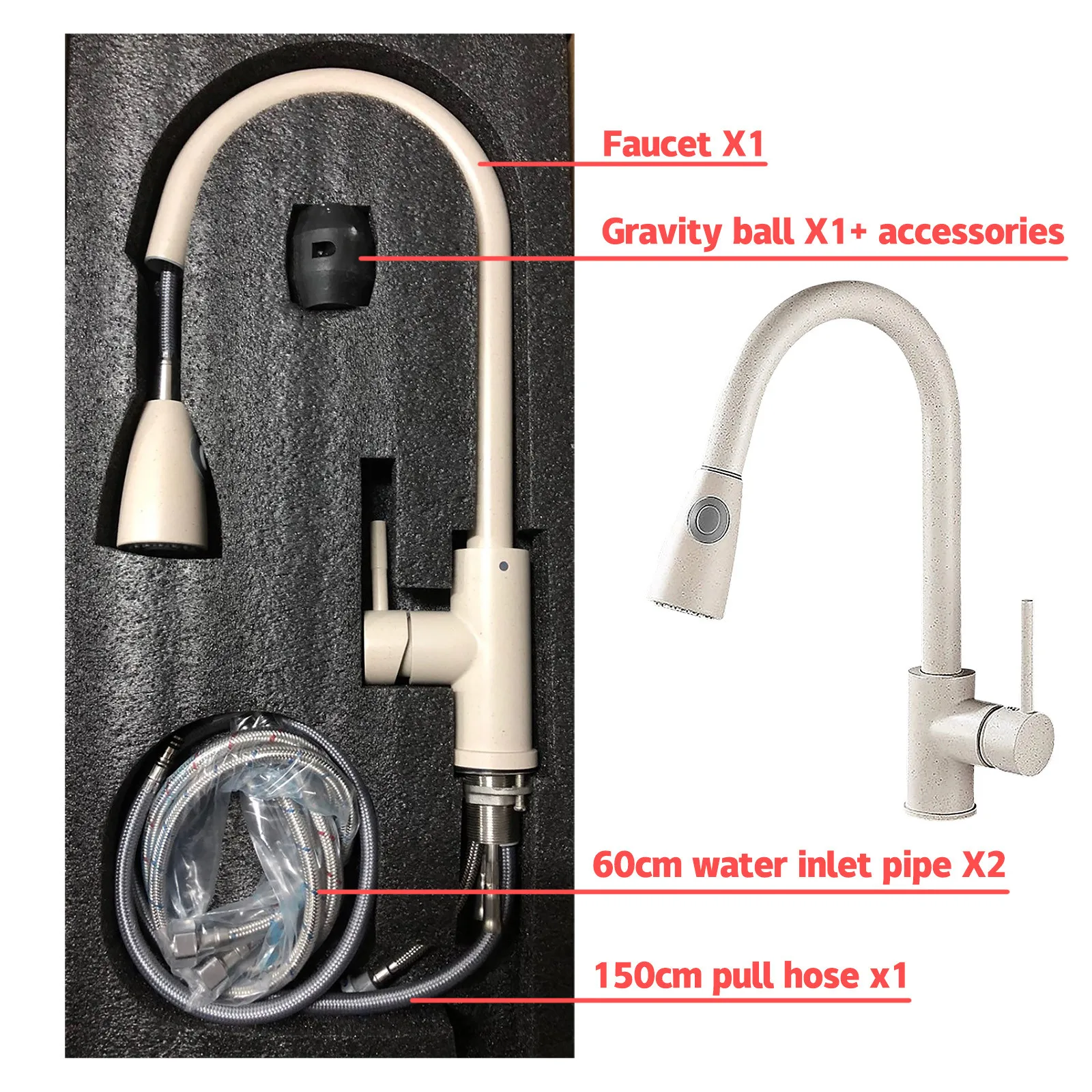 

Polished Chrome Black Single Handle Kitchen Basin Faucet 360rotating Cold And Hot Water Mixer Tap Torneira Deck Mounted Faucet