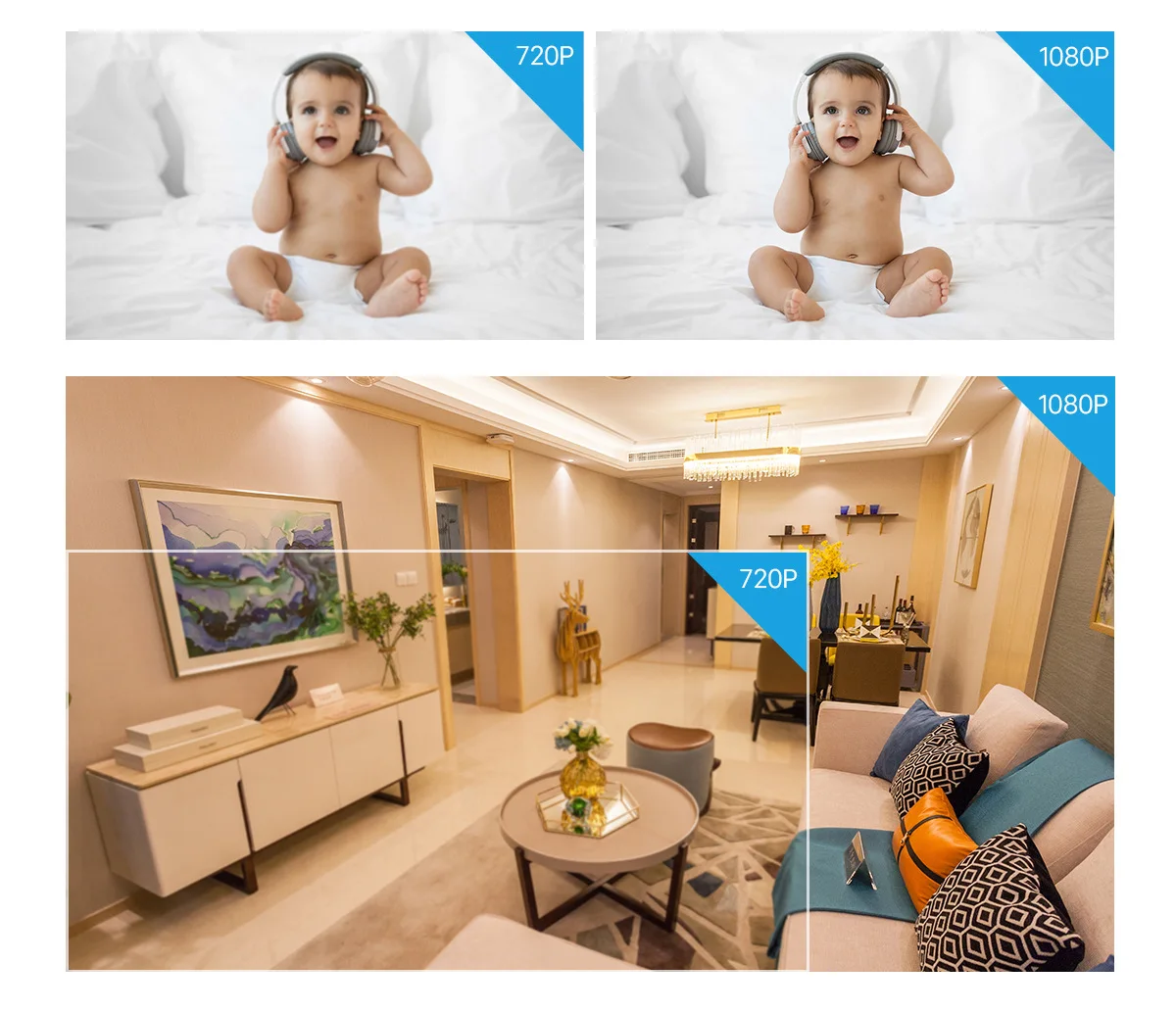 

ICSEE Wifi Camera Ip 2MP Home Security Camera IR Night Vision P2P Wireless Surveillance CCTV Network Two Way Audio Wifi Camera
