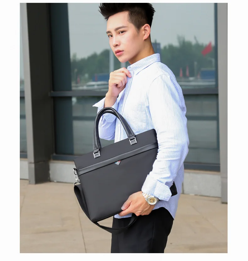 Men's Briefcase Water Proof 14 Inch Laptop Bag Male Handbag Causal Man' Shoulder Bag Crossbody Bag Travel Bag for Man