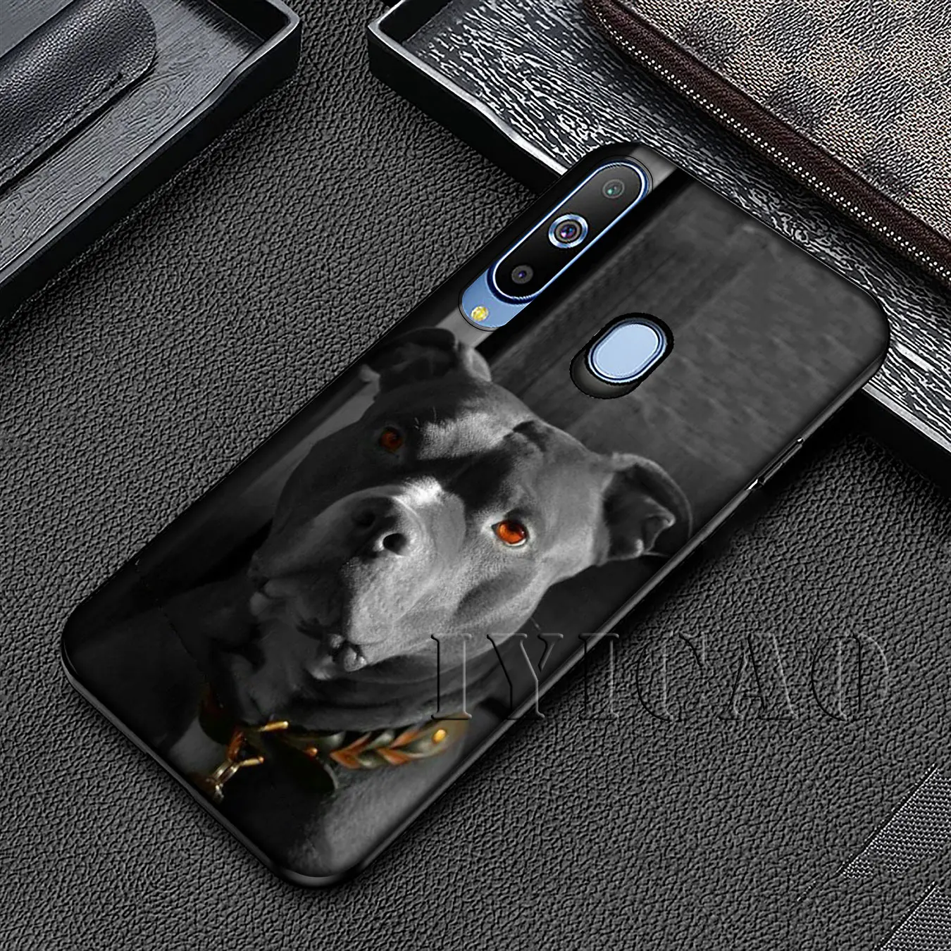 IYICAO Pit Bull прекрасная комнатная собачка Pitbull черный мягкий силиконовый чехол для