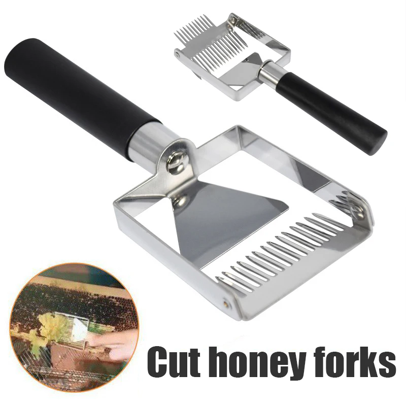 

1 pcs Honey Fork stainless steel Scraper Beekeeper Apiary Beekeeping equipment Five models available bee Farm Tools