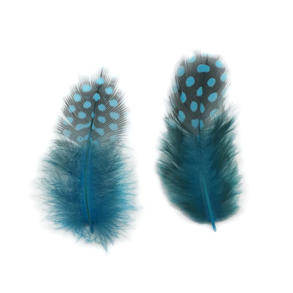 50PCS Beautiful Lots Dyed Guinea Hen Feather Chicken Feathers Craft Decoration Colourful Pheasant Rooster |