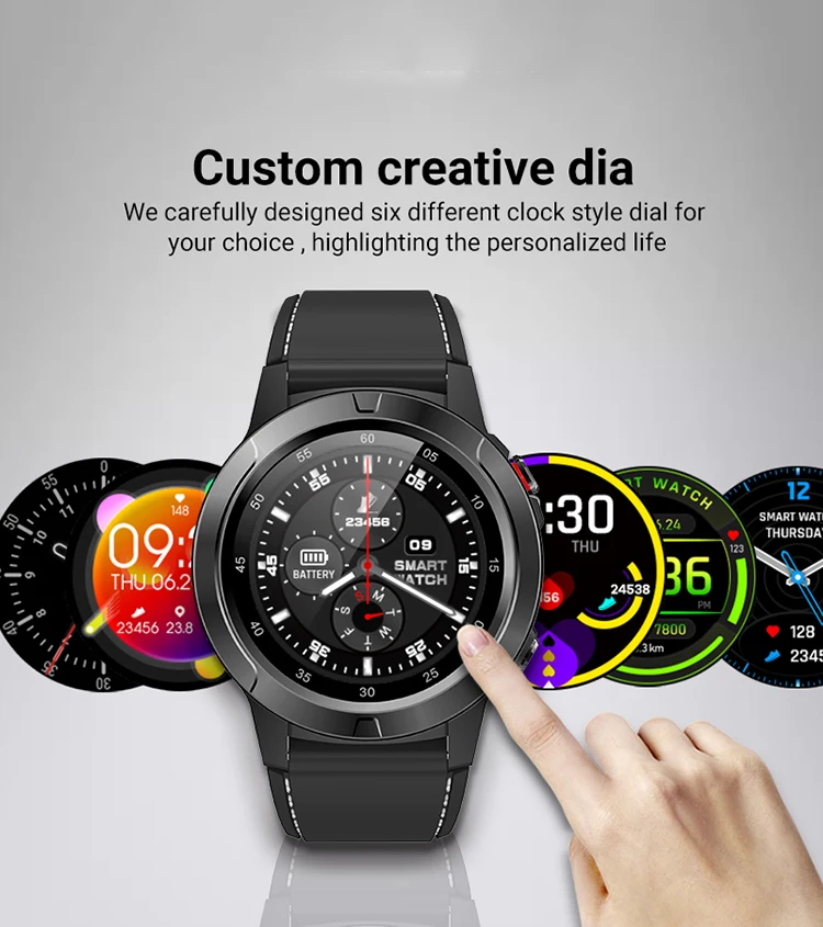 Водонепроницаемые спортивные Смарт-часы с GPS пульсометром тонометром