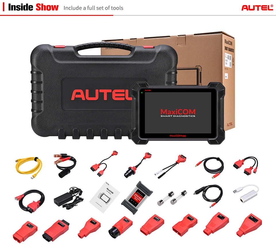 Autel MaxiCom MK908P OBD2 сканер ECU кодирование J2534 программирование ключ OBD 2 Авто