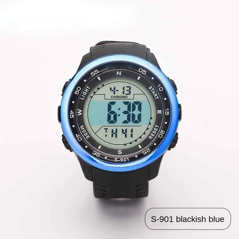

Round simple electronic watch outdoor waterproof sports watch student youth men's Watch