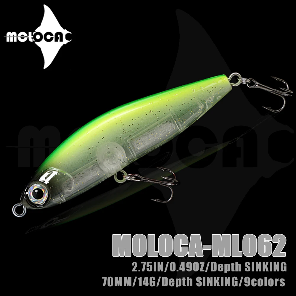 

Fish Tackle Pencil Fishing Lure Weights 14g Sinking Full Swimming Water Luya Bait Pesca Saltwater Bionics Lures For Perch Baits