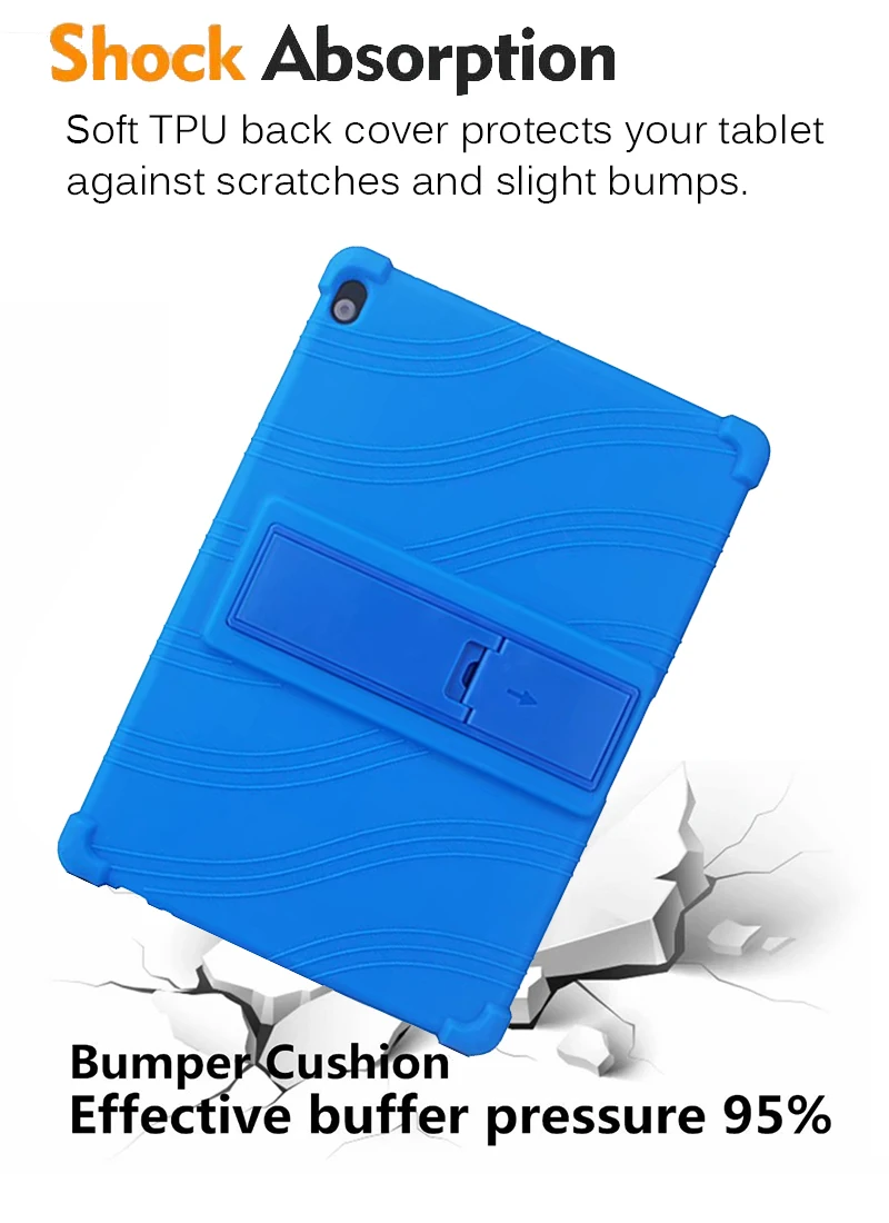 

Funda For Lenovo Tab M10 TB-X605F TB-X605L Silicon Case Stand Soft Cover For Lenovo Tab P10 TB-X705L TB-X705F 10.1" Tablet Case