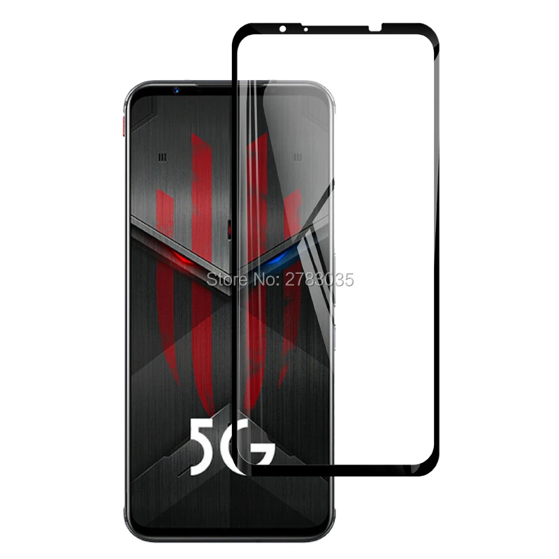 Для ZTE nubia Red Magic 5S 6 65 &quotтвердость 9H 2.5D полное покрытие закаленное зеркальное