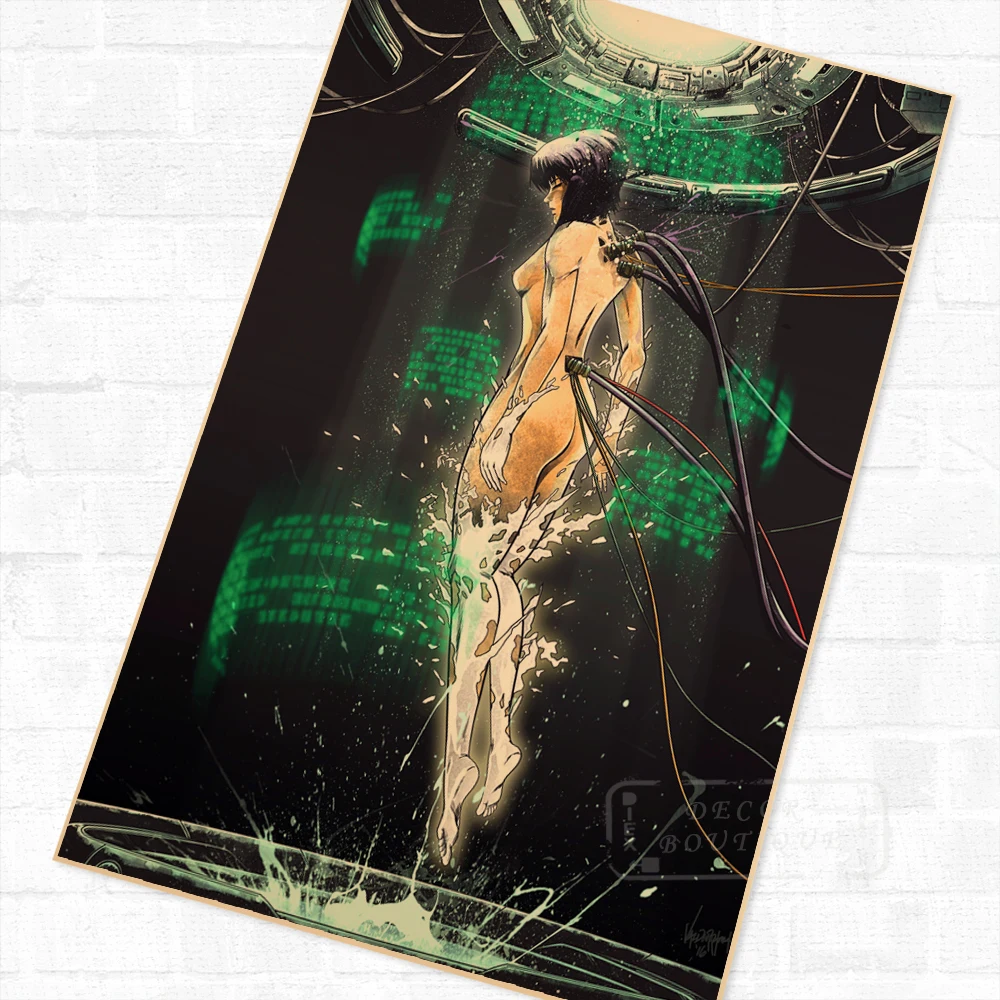 Классический Призрак в Ракушке аниме научная фантастика фильм винтажный Ретро