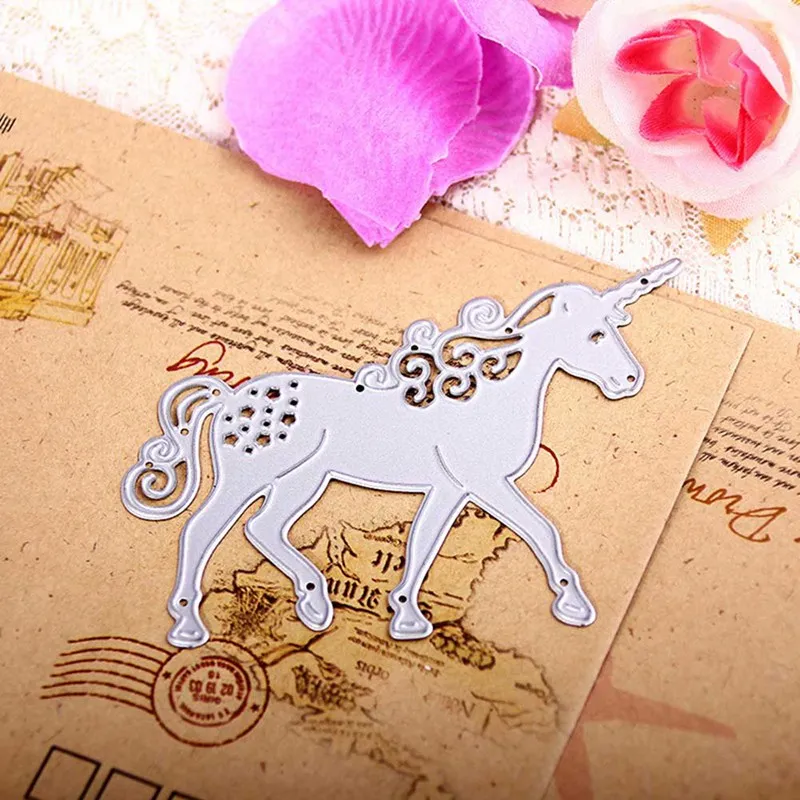 Форма для резки единорога самостоятельного скрапбукинга декоративных бумажных