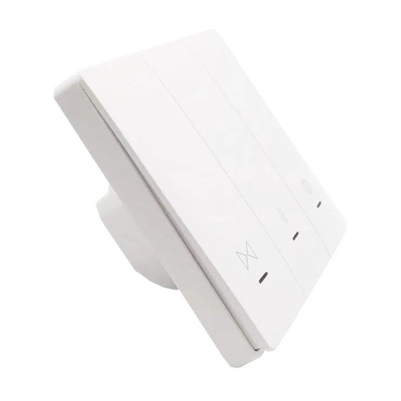 Смарт-переключатель Tuya Zigbee для занавесок панели 86 граффити версия Zero Fire