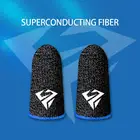 Рукав для пальцев для игр PUBG, дышащий нескользящий чехол на кончики пальцев, с защитой от пота, для мобильных игр