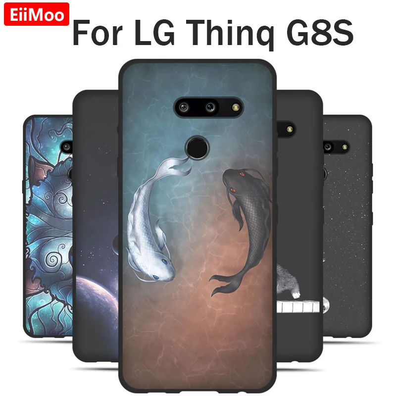 EiiMoo ультра тонкий матовый чехол для телефона LG G8 ThinQ Чехлы Мягкая силиконовая