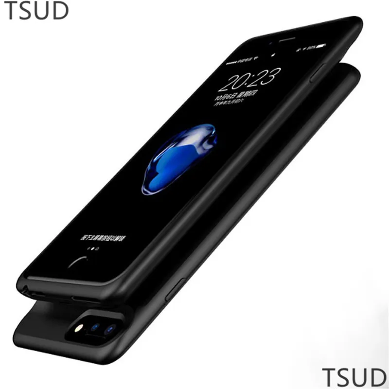 7000 мАч ультра тонкий чехол для зарядки аккумулятора iphone 6 7 8 plus внешний