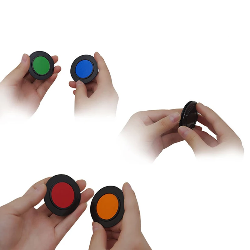 Радужные чипы чип изменения цвета волшебные трюки Волшебник крупным планом