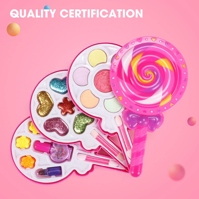 Детский набор игрушек для макияжа ролевые игры принцесса розовый макияж красота