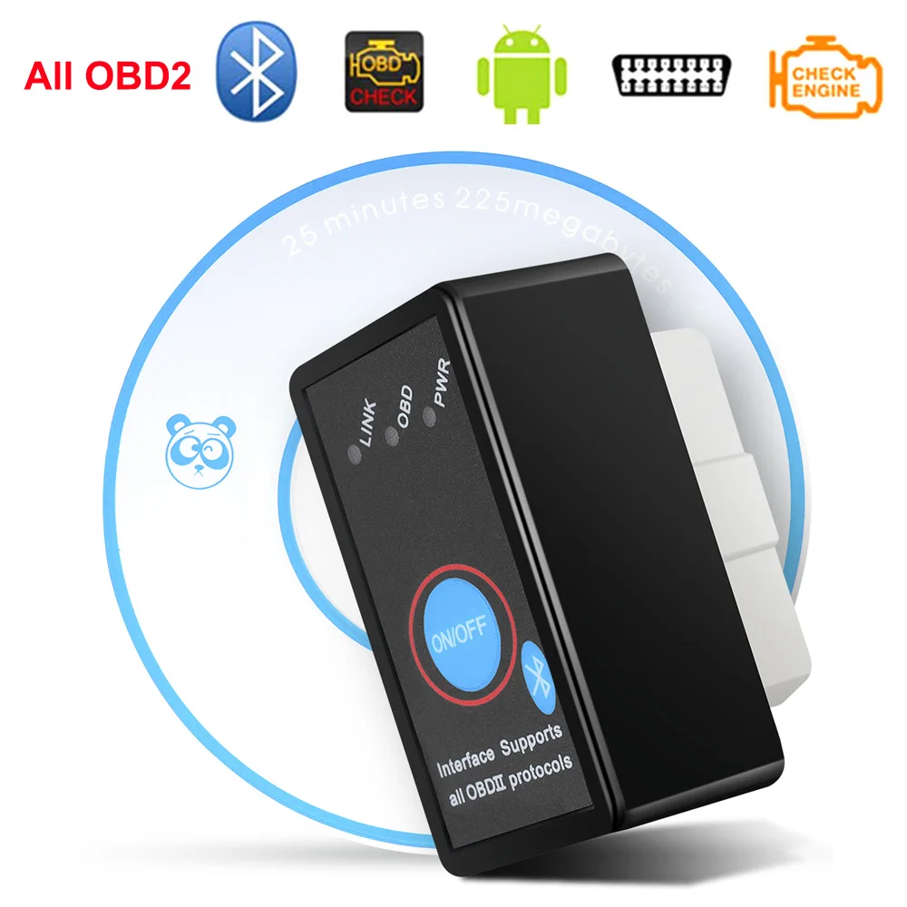 OBD2 II сканер Bluetooth ELM327 V2.1 автомобильный диагностический инструмент для Alfa Romeo Lada Opel