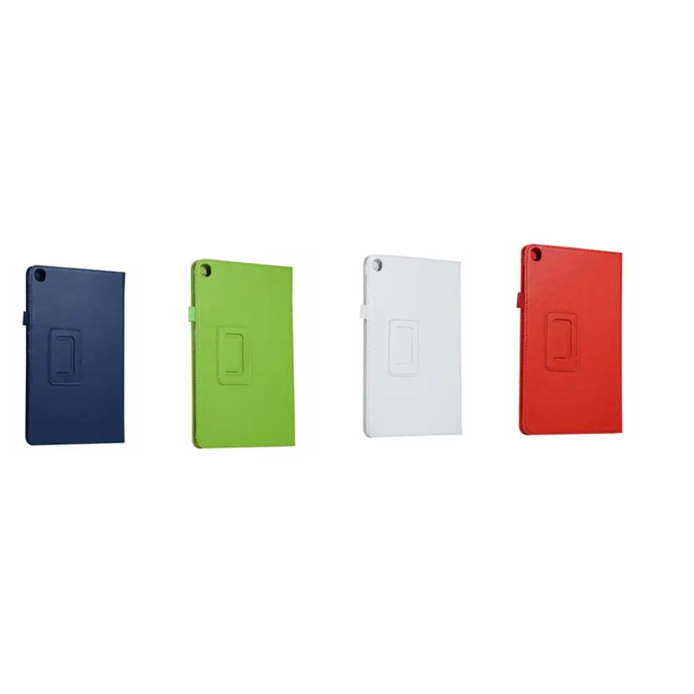 

Suitable For Samsung Tab A 10.1 T510 Tablet Protective Case T515 Litchi Pattern Leather Case Two-Fold Protective Case