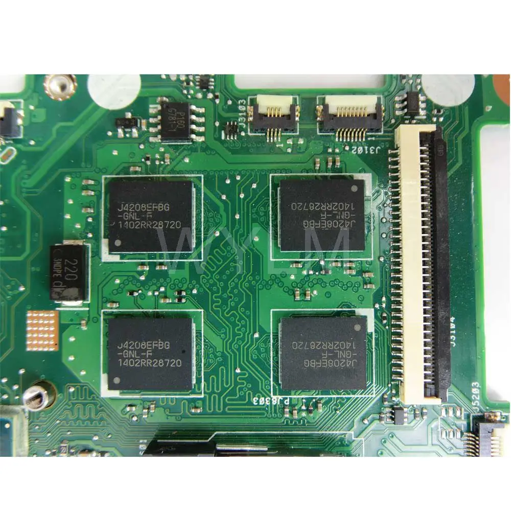 Материнская плата Q501LA SR170 i5-4200 CPU 4GB для ASUS Q501 Q501L материнская ноутбука 60NB01F0-MB6010
