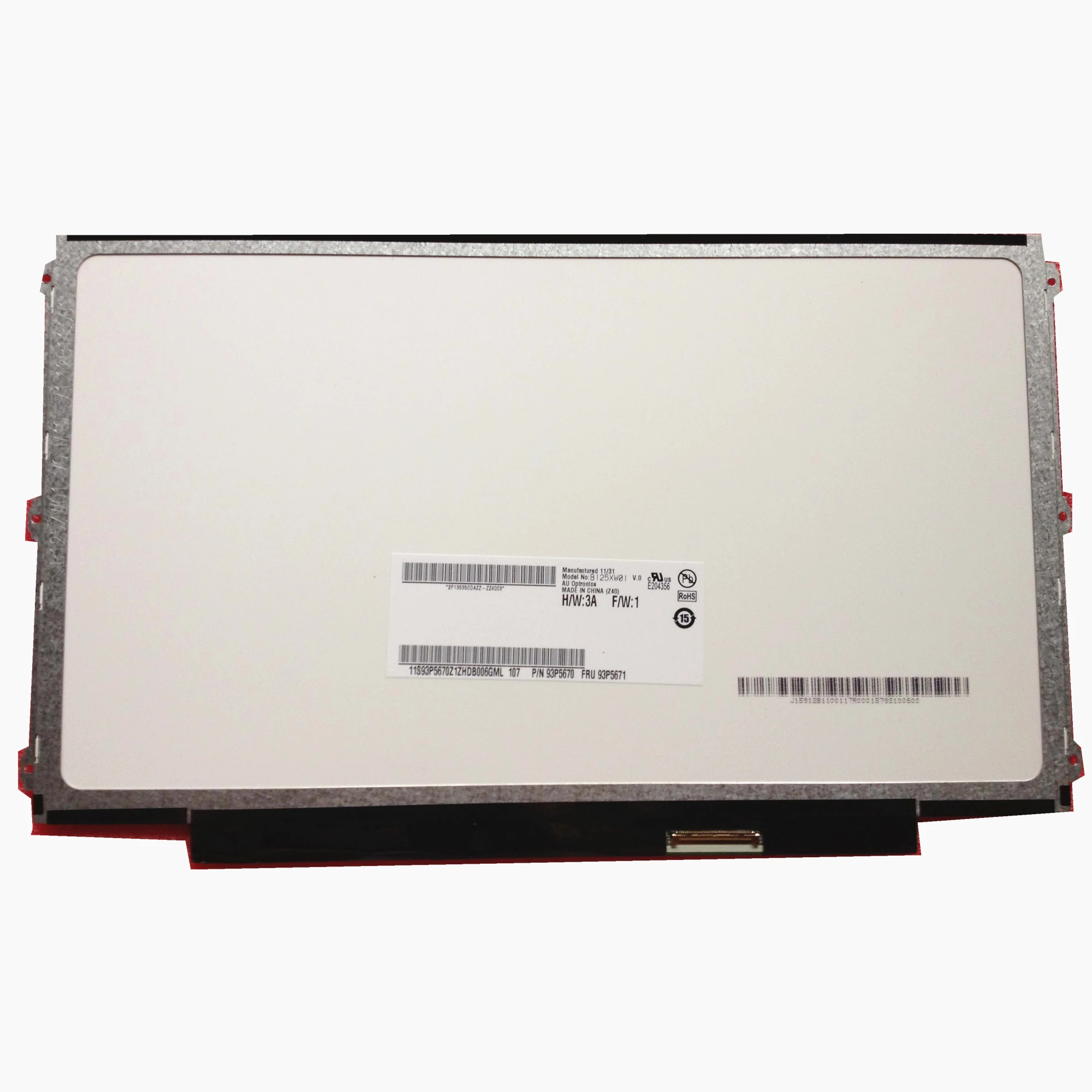 

Бесплатная доставка, B125XW01 V0 B125XW01 V.0 LTN125AT01, подходит для lenovo U260 K27 K29 X220 X230 Lcs Screen 1366*768 LVDS 40 контактов
