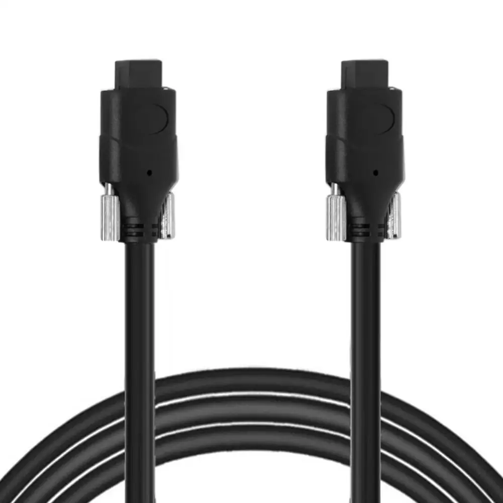 

Firewire 800 IEEE1394 9Pin Plug to 1394 9Pin Cable Screw Mount Type for Camera 1.0m