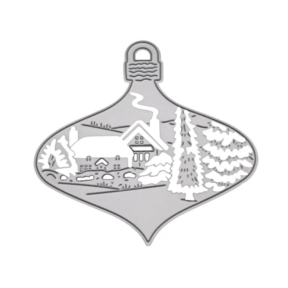 Необычная рамка штампы для строительства Рождественский трафарет металлический