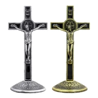 holy table cross jesus christ on the stand christian church utensils relics figurines catholic antique home decoration