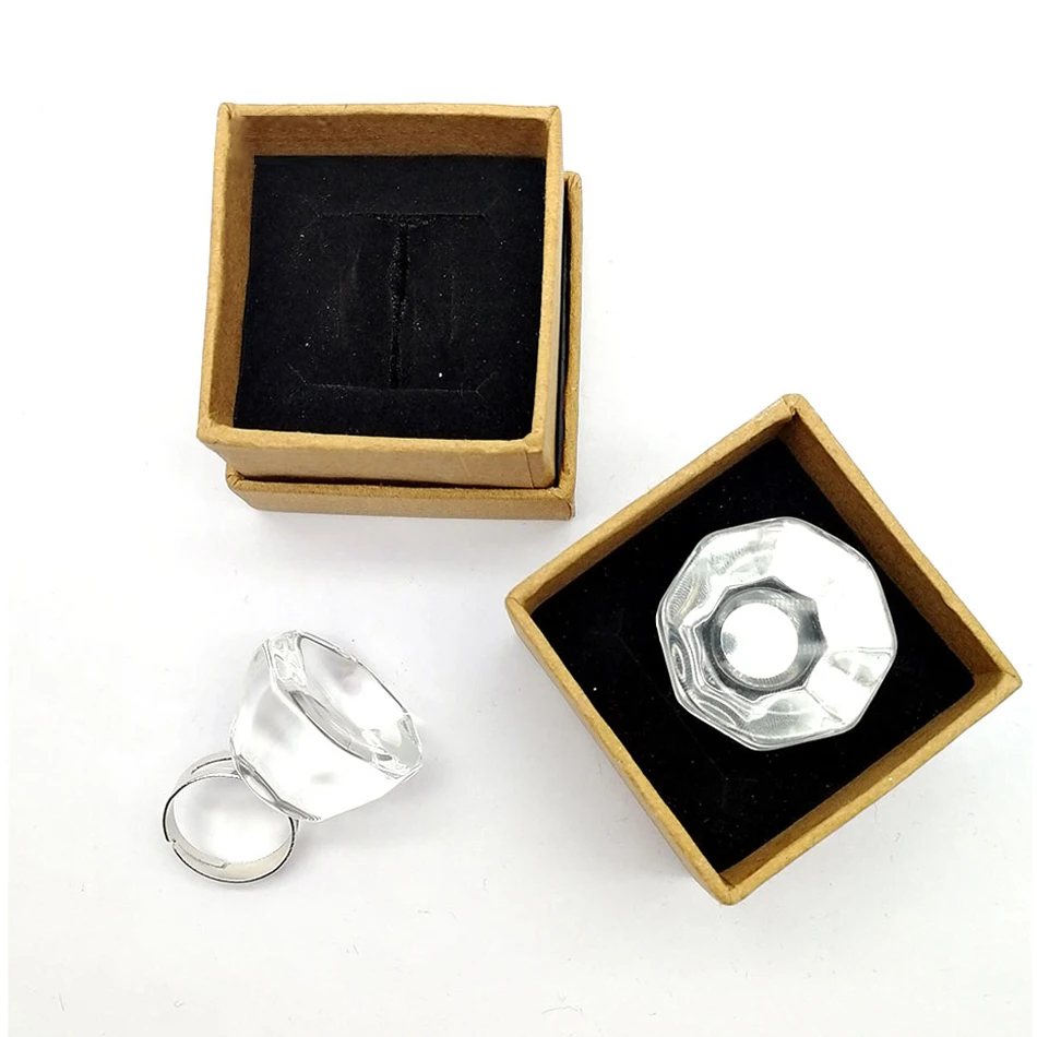 1 шт. Pro Galss Кристальный клей кольцо для наращивания ресниц держатель клея