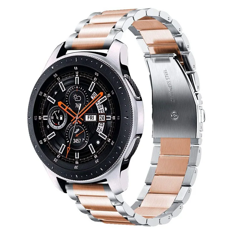 Ремешок для Samsung Gear S2/S3 быстросъемный металлический браслет из нержавеющей стали