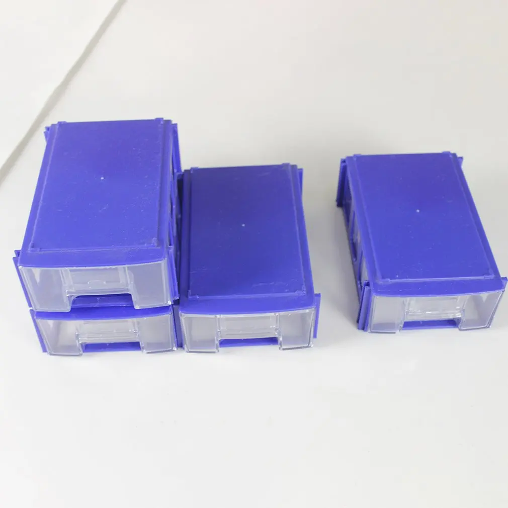 Пластиковый ящик для инструментов прозрачный коробка хранения электронных