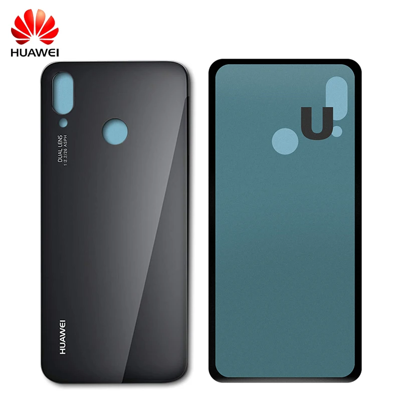 Huawei Задняя крышка батареи Стекло с объективом камеры для P20 Lite Nova 3e задняя дверь корпус панель Замена крышки