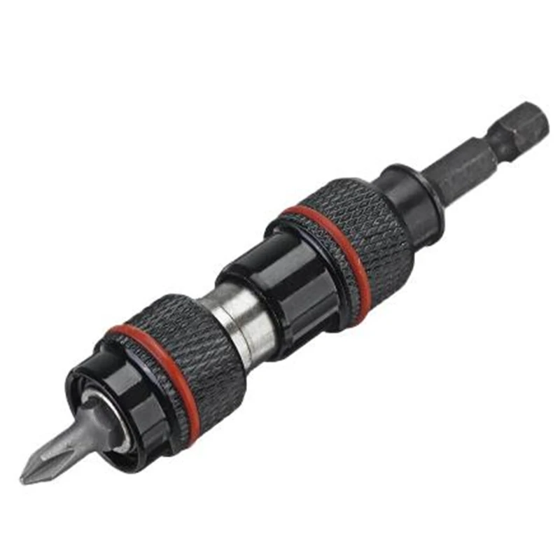 

Magnetic Screwdriver Drill Bit Holder Angle Pivoting Bit Tip Holder Drive Guide Extension Adapter With 10Pcs Screwdriver