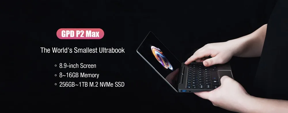 GPD Pocket 2 Pocket2 Мини ПК 8 Гб 256 ГБ 7 дюймов сенсорный экран мини ПК карманный ноутбук Intel Celeron 3965Y Windows 10