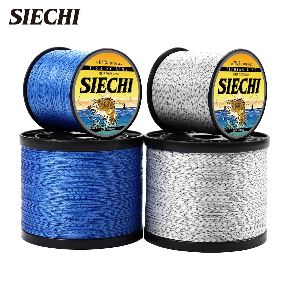 

SIECHI 300/500/1000m PE Braided Multifilament Fishing Line 20LB-88LB Braided Line For Carp Fishing