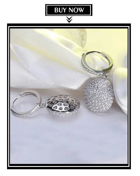 ORSA JEWELS Настоящее 925 пробы серебряные женские кольца AAA Блестящий кубический циркон паве установка женские ювелирные изделия для вечеринки SR54