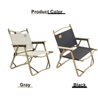 new outdoor folding wood camping chair portable foldable picnic garden furniture for bbq party