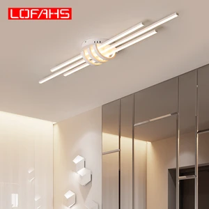 LOFAHS Modern led chandeliers for living room bedroom corridor Matte Finished aluminum chandelier lamp fixtures Deckenlicht