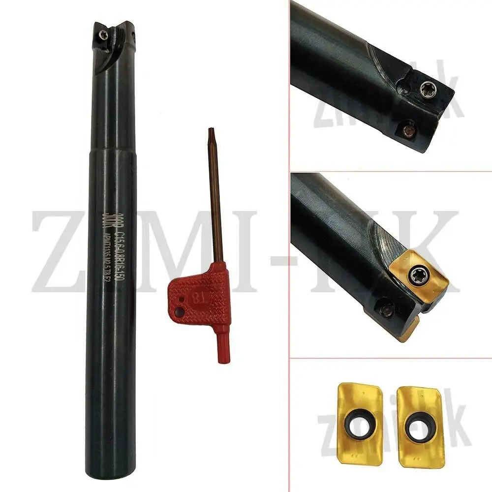 

BAP300R CNC End Mill APMT1135 Inserts Shoulder Right Angle Milling Cutters tool