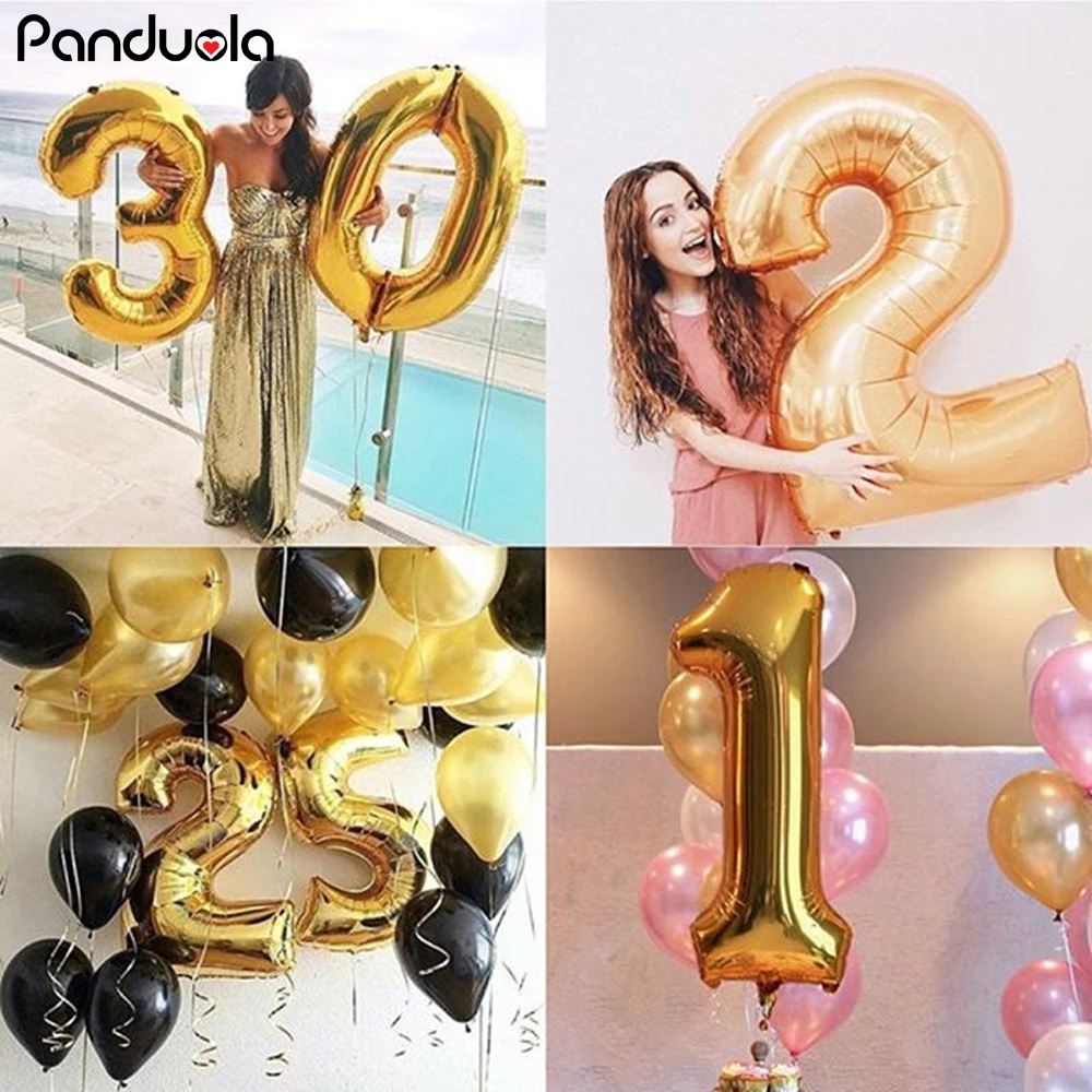 1 шт. розовое золото фотография девочки день рождения шар фигурка ребенка золотой