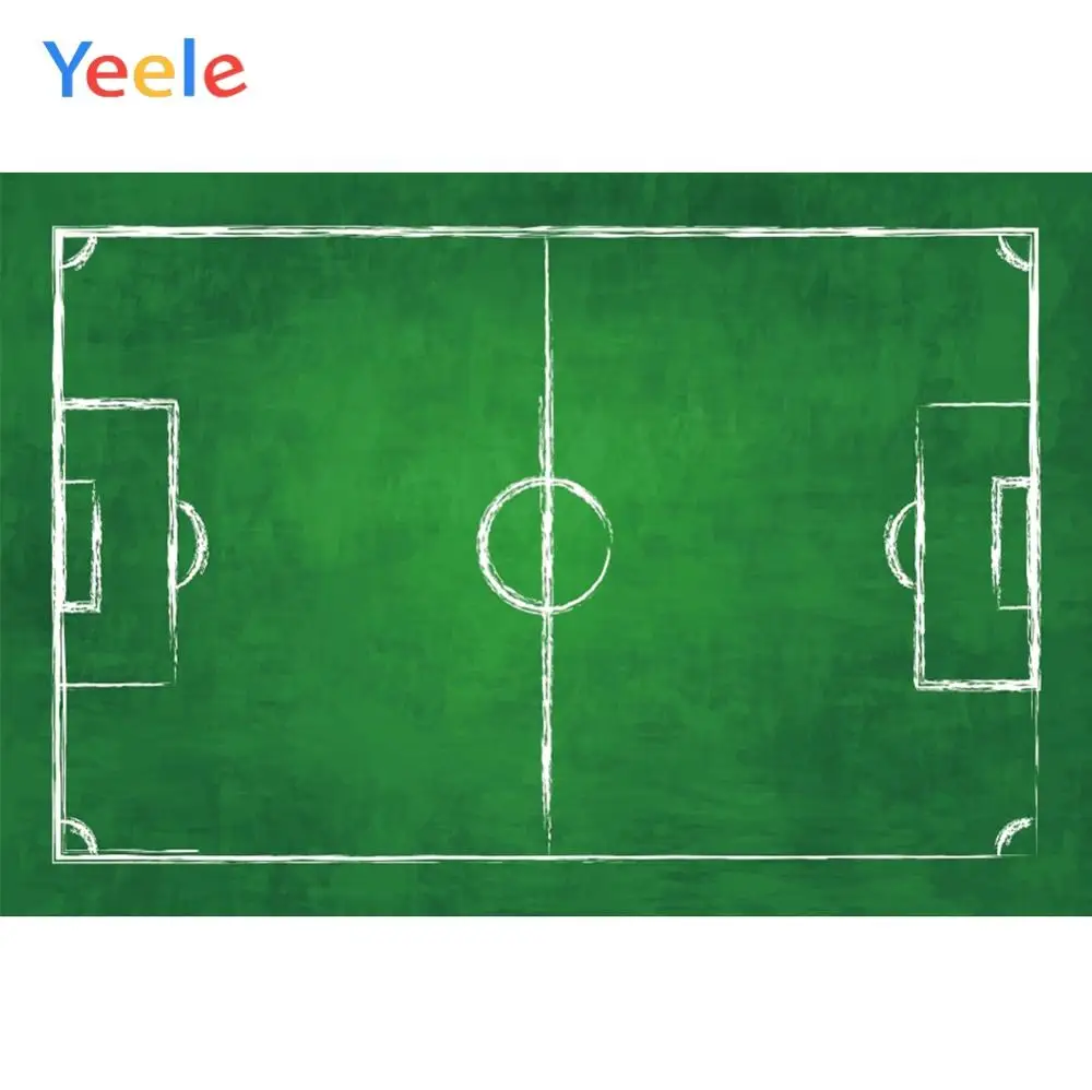 Фоны для фотосъемки Yeele футбольная площадка газон футбольное поле пейзаж